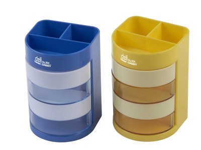 得力907筆筒 簡(jiǎn)約辦公，時(shí)尚之選